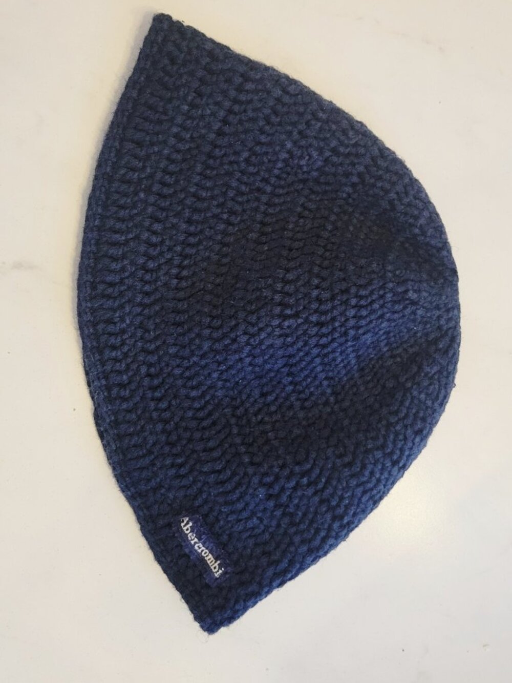 Abercrombie & Fitch Knitted One Size Fits All Blue Beanie